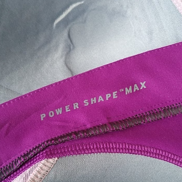 Target Power Shape Max Sports Bra Purple Pink Blk - Picture 3 of 4